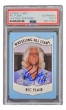 Ric Flair Signed RP 1982 All Stars Card #27 16x Insc PSA/DNA Auto