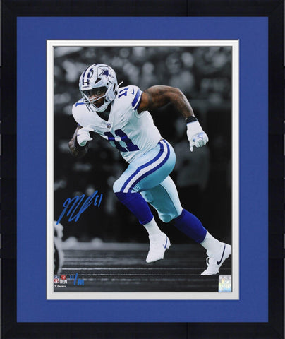 FRMD Micah Parsons Cowboys Signed 11x14 Running Spotlight Photo-#11 of LE 111