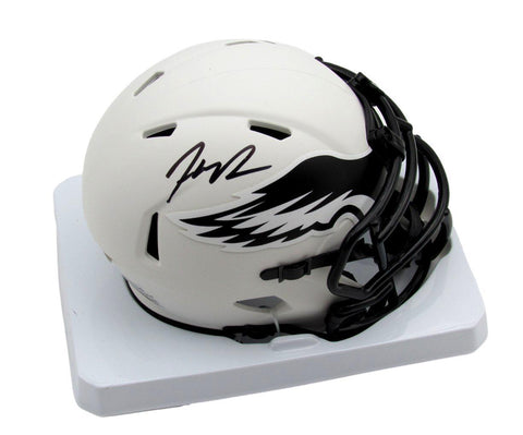 HAASON REDDICK Autographed/Signed Lunar Mini Helmet Eagles JSA 176715