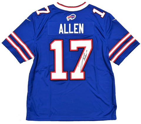 Josh Allen Buffalo Bills Signed Nike Blue Limited Jersey Beckett BAS