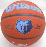 Ja Morant Autographed Wilson Basketball Grizzlies (Smudged) Beckett BJ66982