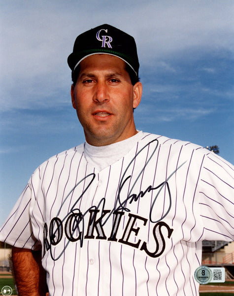 Ron Hassey Autographed/Signed Colorado Rockies 8x10 Photo Beckett 57635
