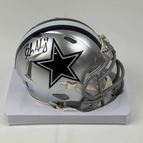 Autographed/Signed Brandon Aubrey Dallas Cowboys Mini Helmet Beckett BAS COA