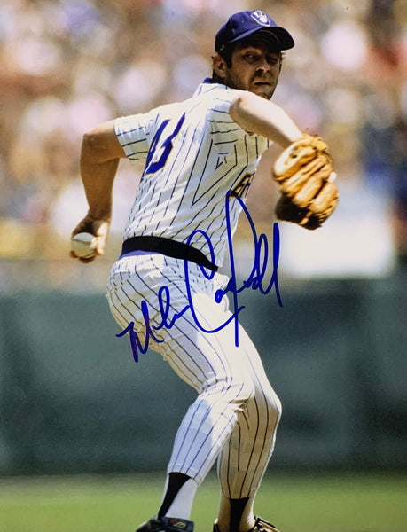 1982 Milwaukee Brewers Pitcher MIKE CALDWELL Signed 8x10 Action Photo #1 AUTO