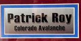 Patrick Roy Colorado Avalanche Autographed 8x10 Photo Deluxe Frame JSA COA