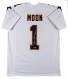 Warren Moon "HOF 06" Authentic Signed White Pro Style Jersey BAS Witnessed