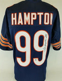 Dan Hampton Signed Bears Jersey Inscribed "HOF 2002" (Schwartz COA) 85 Bears D.T