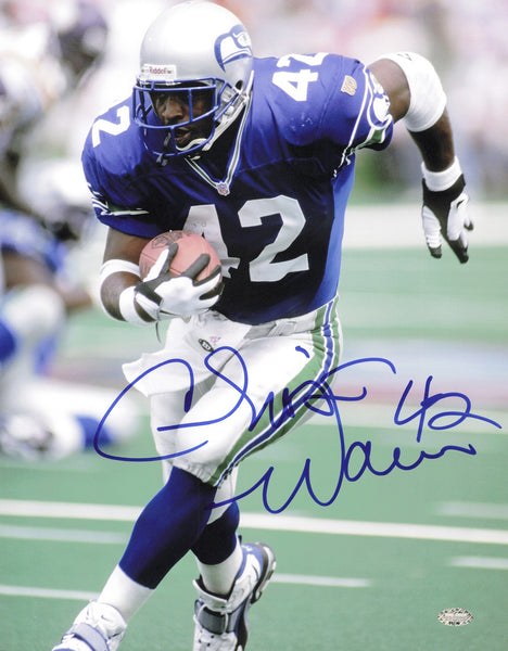 Chris Warren Autographed Signed 11x14 Photo Seattle Seahawks MCS Holo #64146