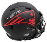AJ Brown Signed New England Patriots Speed Authentic Eclipse NFL Helmet