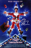 CHEVY CHASE AUTOGRAPHED FRAMED CHRISTMAS VACATION MOVIE POSTER BECKETT 233877