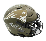 Brady & Gronkowski Signed New England Patriots Speed Flex STS NFL Helmet