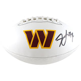 Frankie Luvu Autographed Washington Commanders Logo Football Beckett W 51823