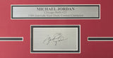 Michael Jordan Bulls Framed 8x10 Gatorade Dunk Photo w/Laser Engraved Signature