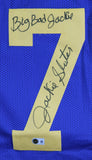 Jackie Slater Signed Los Angeles Rams Jersey Inscribed "Big Bad Jackie"/ Beckett