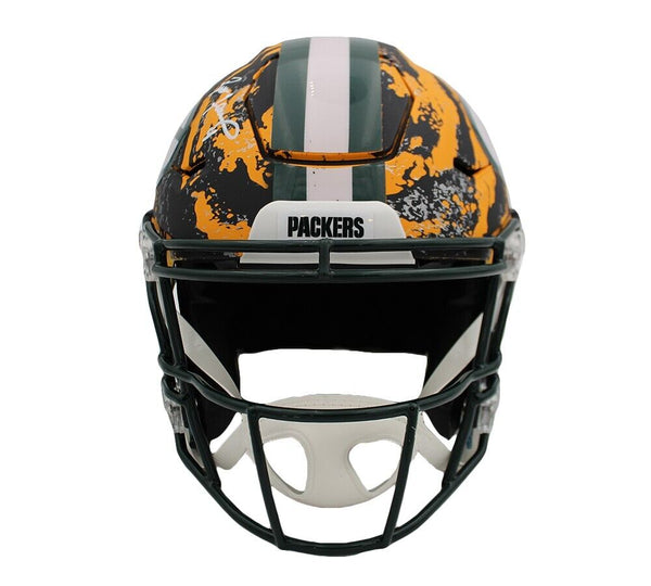 bearded expense football helmet Brett Favre Signed Licensed Green Bay Packers Speed Flex Authentic Cus – Super Sports Center