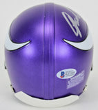 Jared Allen Signed Vikings Mini Helmet (Beckett COA) 5xPro Bowl Defensive End