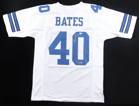 Bill Bates Signed Dallas Cowboys Jersey (JSA) 3xSuper Bowl Champion