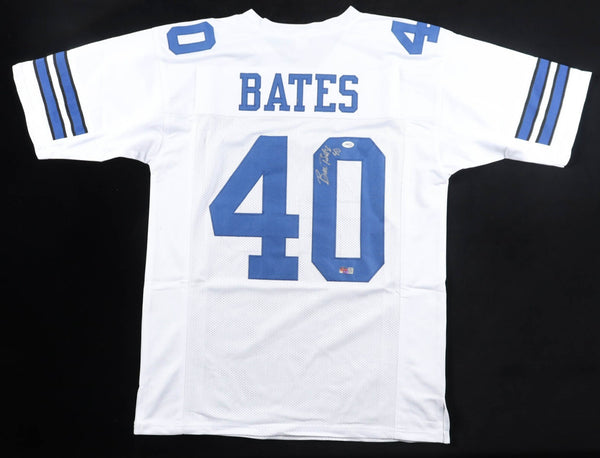 Bill Bates Signed Dallas Cowboys Jersey (JSA) 3xSuper Bowl Champion