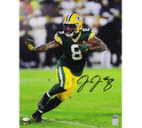Josh Jacobs Signed Green Bay Packers Unframed 16x20 Running NFL Photo