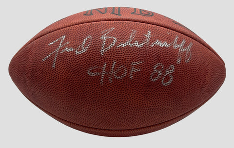 Fred Biletnikoff HOF Signed/Inscribed NFL Leather Football Raiders JSA 205452