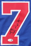 Lamar Odom Signed Los Angeles Clippers Jersey (JSA) #4 Overall Pick 1999