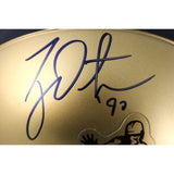 Ty Detymer Autographed/Signed Heisman Trophy VSR4 Gold Mini Helmet Beckett 52746