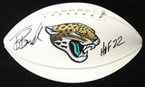 Tony Boselli Signed Jacksonville Jaguars Logo Football Inscribed HOF 22 /JSA COA