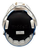 Landon Dickerson Signed Full Size Blue SB LIX Logo Replica Helmet Eagles JSA 878