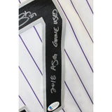 Trevor Story Signed '18 ASG Game Used Photomatched Rockies Jersey Bekett 57817
