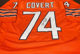 Jim Covert Signed Chicago Bears Throwback Jersey (JSA COA) 1985 SBXX Champion