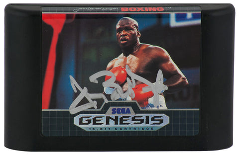 Buster Douglas Signed Sega Genesis Knockout Boxing Video Game Cartridge (SS COA)