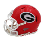 Brock Bowers Signed Georgia Bulldogs Speed National Champions NFL Mini Helmet