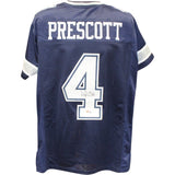 Dak Prescott Autographed/Signed Pro Style sz. XL Blue Jersey Beckett 56285