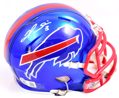 Damar Hamlin Autographed Buffalo Bills Flash Speed Mini Helmet-Beckett W Holo