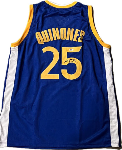 Lester Quinones signed jersey PSA/DNA Golden State Warriors Autographed