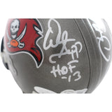 Lee Roy Selmon +4 Tampa Bay Buccaneers Signed 97-13 Mini Helmet Beckett 57259