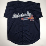 Autographed/Signed Dale Murphy Atlanta Dark Blue Jersey PSA/DNA COA