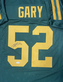Packers Linebacker RASHAN GARY Signed Custom Replica 1950's Jersey AUTO - JSA