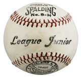 Yankees Babe Ruth Signed 1920's Spalding League Junior Baseball PSA/DNA #AD02216