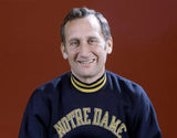 Gerry Faust Signed Notre Dame Fighting Irish Jersey "Go Irish" (JSA) Head Coach