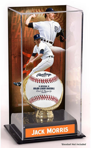 Jack Morris Detroit Tigers Hall of Fame Sublimated Display Case with Image