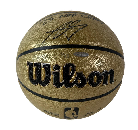 Aaron Gordon Autographed/"23 NBA Champs" NBA Gold Basketball #1 of LE-23 UDA COA