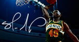 Shawn Kemp Autographed Seattle Supersonics 8x10 Dunking Photo- Beckett W Holo