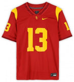 Caleb Williams USC Trojans Autographed Red Nike Limited Jersey