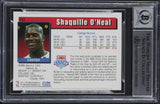 Magic Shaquille O'Neal Signed 1992 Hoops #442 Rookie Card Auto 10! BAS Slabbed