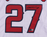 Vladimir Guerrero Sr. Signed California Angels Jersey (Beckett) 2004 A.L. MVP