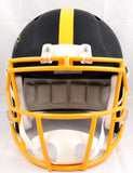 Najee Harris Autographed Steelers F/S Flat Black Speed Helmet- Fanatics *Yellow