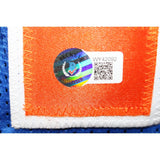 Walt Frazier Autographed/Signed Pro Style Blue Jersey Beckett 43448