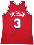 76ERS ALLEN IVERSON AUTOGRAPHED MITCHELL & NESS 2002-03 JERSEY L BECKETT 245735