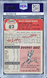 Yankees Mickey Mantle Signed 1953 Topps #82 Card Auto Graded 10! PSA/DNA Slabbed